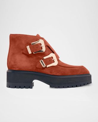 Gabriela Hearst Apollo Leather Ankle Booties