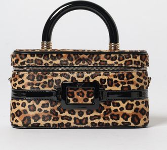 Roger Vivier Borsa Belle Vivier Vanity Mini in cavallino animalier