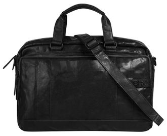 Spikes & Sparrow Reisetasche SPIKES & SPARROW, Damen, Gr. B/H/T: 43cm x 28cm x 14cm onesize, schwarz, Leder, vintage, Taschen Reisetasche, echt Leder