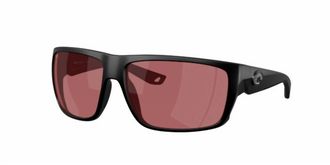 Costa Mens 64 Mm Fly Line 580G Sunglasses In Matte Black Rose