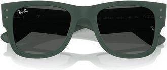 Ray-Ban Mega Wayfarer - unisex - Zonnebrillen - Groen - 52 MM - Accessoires