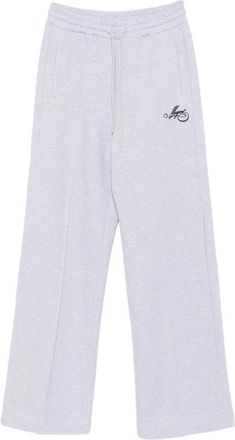Msgm Jersey Joggers - Dames - Sweatpants - Grijs - S - Katoen - Broeken