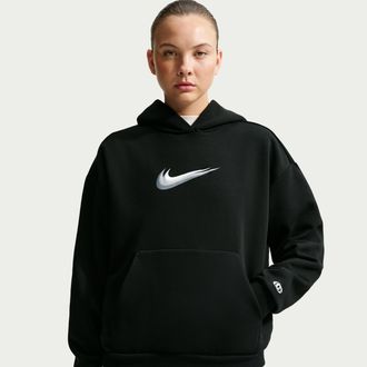 Nike Womens Caitlin Clark Standard Issue Dri-FIT Pullover Basketball Hoodie in Black | JA0103-010