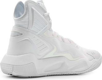 Under Armour Highlight Ace 2 Volleyball Shoes Womens Shoes White/White/Halo Gray : 10.5 B - Medium, Synthetic