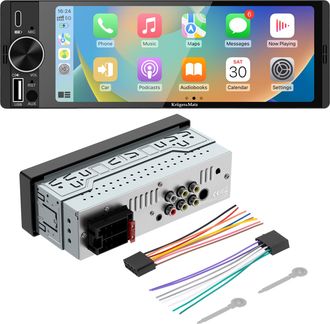 OEM Radio Para Coche Kruger&matz Km2016 Con Carplay/android Auto, 6,3 Y Puerto Usb, 1 Din
