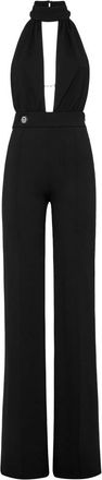 Philipp Plein Backless Jumpsuit Fatale - Dames - Jumpsuits - Zwart - L - Jumpsuits & Playsuits