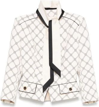 Elisabetta Franchi Mujer, Chaquetas, Blanco, Talla: L