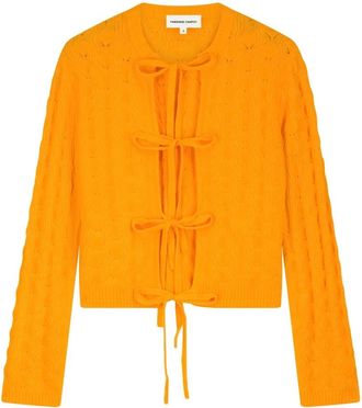 Fab By Fabienne Chapot Chelsea Cardigan - Dames - Vesten - Oranje - S - Truien & Vesten