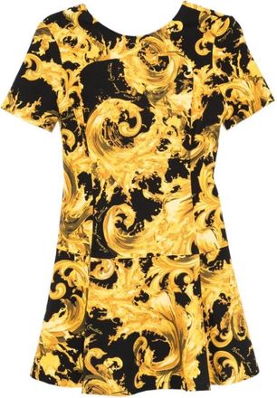 Versace Jeans Couture Korte Jurk - Dames - Korte kleedjes - Veelkleurig - L - Kleedjes