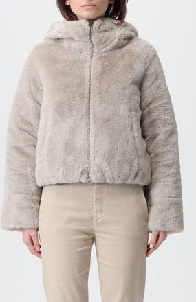 Colmar Fur Coat COLMAR Woman color Beige