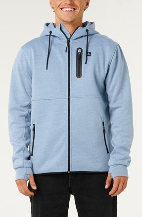 Rip Curl Anti Series Departed Jacket in Faded Denim at Nordstrom, Size Xx-Large