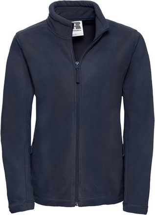 Russell Athletic Russell Dames/Dames Full Zip Outdoor Fleecejack (Franse marine)