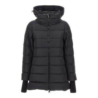 Herno A-Shape Chamonix Down Jacket - female - Herno - Down Jackets - Black - XS - Jackets