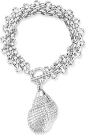 Sphera Milano Shell Bracelet in Silver at Nordstrom Rack