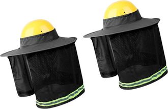 OEM Visera Parasol Para Casco De Construcci&oacute;n, 2 Piezas, Negra