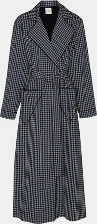 Emilia Wickstead Georgette Houndstooth Robe