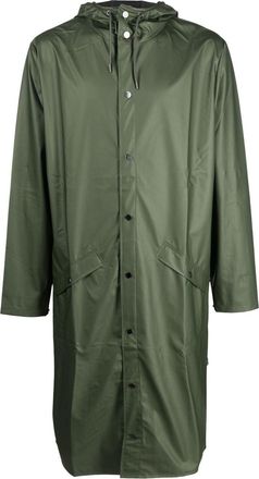 Rains drawstring hood raincoat - unisex - Polyester/Polyurethane - S - Green