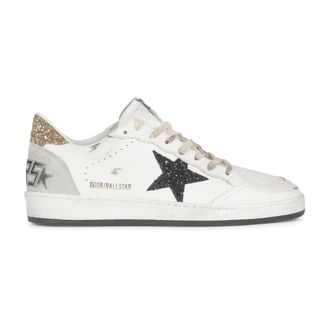 Golden Goose Sneakers, female, White, Size: 10 US Ballstar Nappa Leather Sneakers