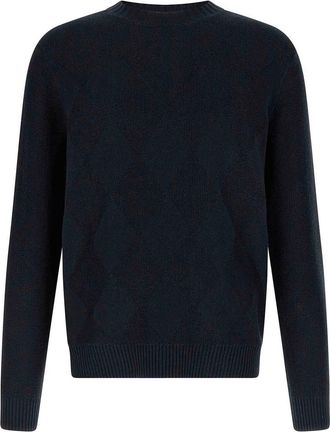 Ballantyne Diamond Intarsia Sweater