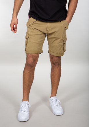 Alpha Industries Shorts ALPHA INDUSTRIES Combat Short, Herren, Gr. 29, Normalgr&ouml;ssen, gr&uuml;n (khaki), Obermaterial: 98% Baumwolle, 2% Elastan; Futter: 100% Baumwolle, Ho