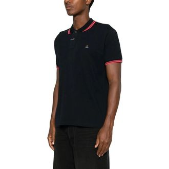 Vivienne Westwood Heren, Tops, Blauw, Maat: L Katoen