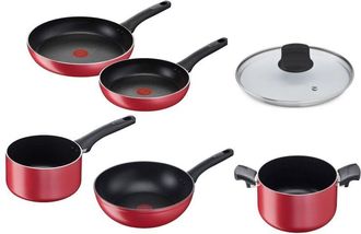 Lagostina Batteria 8pz Cucina Mediterranea - Lagostina