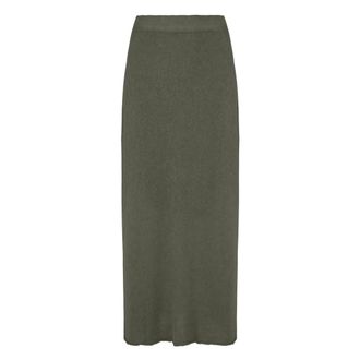 Bomboogie Eleganza Seamless Skirt - - Skirts - Donna - Verde - M