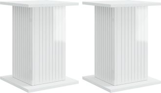 vidaXL Soporte De Plantas 2 Uds. Brillante 30,5 X 30 X 43 Cm Vidaxl
