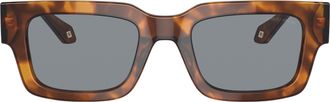 Giorgio Armani Tortoiseshell 0ar8184u Acetate Oversized Square Sunglasses