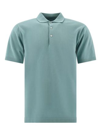 Beams Plus short-sleeve polo shirt - men - Cotton - S - Blue