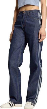 adidas Originals Straight Leg Jeans in Indigo Denim at Nordstrom, Size 27