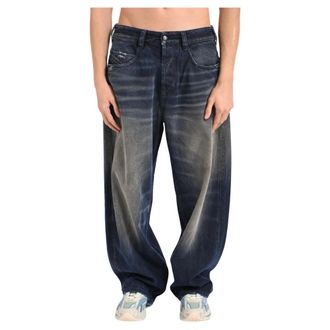 Diesel Loose-fit Jeans, male, Blue, Size: W33 1997 D-Enim Jeans