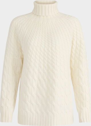 Altuzarra Augie Cable-Knit Turtleneck Sweater