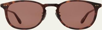 Garrett Leight Mens Kinney J Sun Square Sunglasses