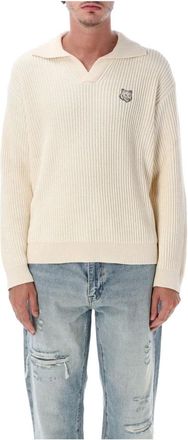 Maison Kitsun&eacute; Hombre, Jerseys, Beige, Talla: M