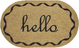 VCNY Home Hello Oval Coir Doormat at Nordstrom Rack