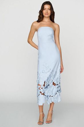endless rose 3D Floral Strapless Dress