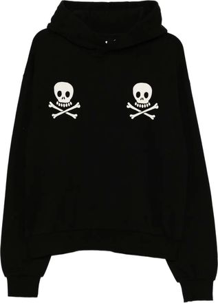 Melt Hoodie met print - Zwart