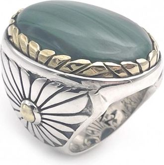 Jalan Jalan Ring J842 - Dames - Ringen - Groen - 56 MM - Accessoires