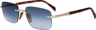 Eyewear by David Beckham Mens Sunglasses Palladium Havana Metal