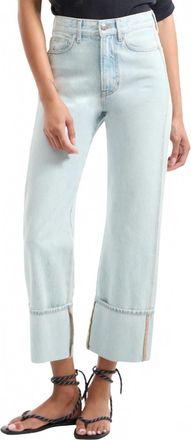 Veronica Beard Womens Dylan Straight Leg Jean In Pale Stone