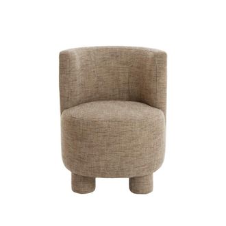 Light & Living Silla Marr&oacute;n De Madera Acogedora Light & Living Kamova