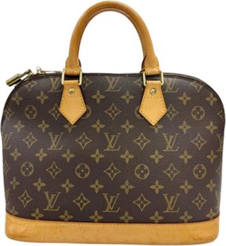 Louis Vuitton Pre-owned Monogram Handbag - Dames - Vintage Handtas - Bruin - ONE Size - Vintage