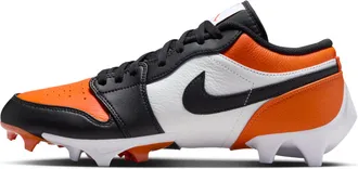 Nike Jordan Mens Jordan 1 Low TD Football Cleat in Orange | FJ6245-801