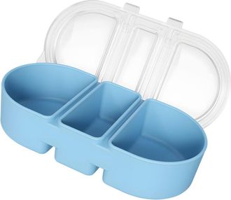 OEM (paquete De 3) Envases De Elast&oacute;mero Azul Para Salsa