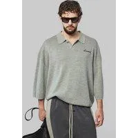 Fear of God Signature 3/4 Sleeve 90s Knit Polo