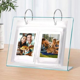 OEM &Aacute;lbum Fotos Peque&ntilde;o Escritorio, &Aacute;lbum Fotos Acr&iacute;lico Solapa, Tarjetas Fotogr&aacute;ficas Polaroid/fujifilm 2x3 Pulgadas/tarjetas Flash/tarjetas Fotos K