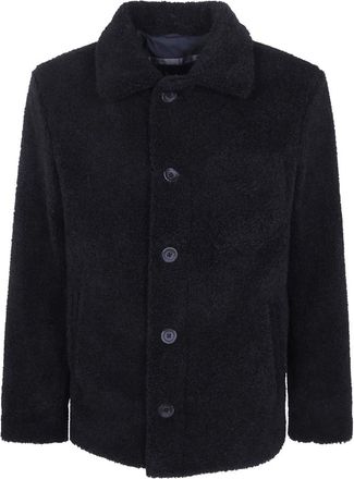 Herno Melange Teddy Jack - Heren - Jassen - Zwart - Maat: M Wol