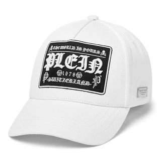 Philipp Plein Baseball Cap - unisex - Petten - Wit - ONE Size - Katoen - Accessoires