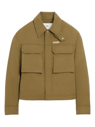 Ami cotton worker jacket - Green
